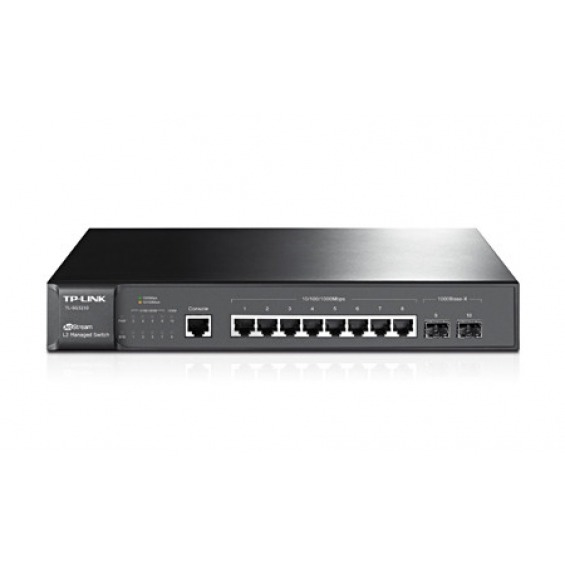 TP-LINK TL-SG3210 Gestionado L2 Gigabit Ethernet (10/100/1000) Energía sobre Ethernet (PoE) Negro