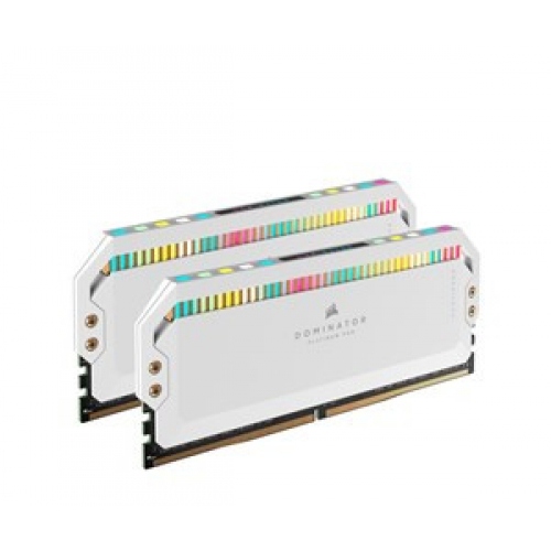MEMORIA CORSAIR DDR5 32GB 2X16GB PC5600 DOMINATOR PLATINUM RGB BLANCA CMT32GX5M2B5600C36W