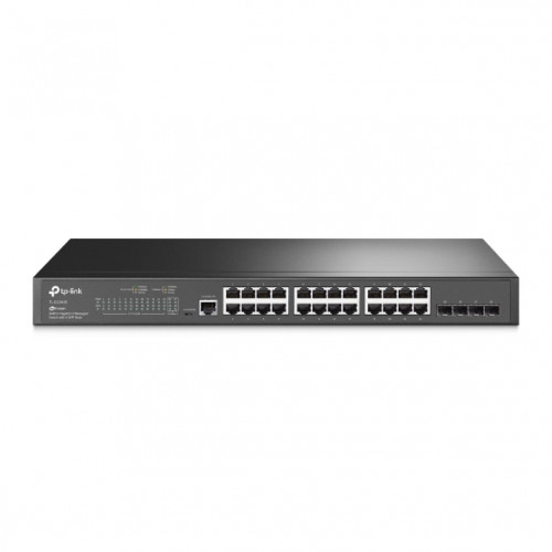 TP-LINK TL-SG3428 switch Gestionado L2 Gigabit Ethernet (10/100/1000) 1U Negro