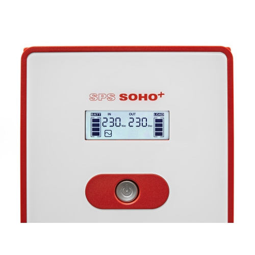 Salicru SPS 1200 SOHO+ IEC – Sistema de Alimentación Ininterrumpida (SAI/UPS) de 1200 VA Line-interactive y con doble cargador USB (Tipo de tomas IEC)