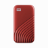 Sandisk My Passport Tm Ssd 1Tb Red, 1050Mb/S Read, 1000Mb/S Write, Pc & Mac Compatiable