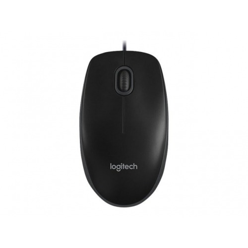 Logitech B100 - ratón - USB - negro
