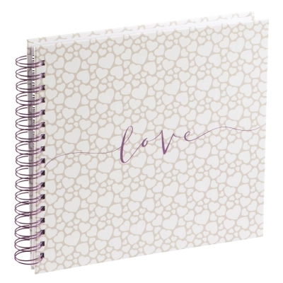 Hama Romance Spiral-Album 28x24 40 white Pages Wedding 3832