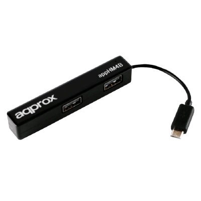 Hub Usb 2.0 Approx 4 Puertos Micro Usb Otg