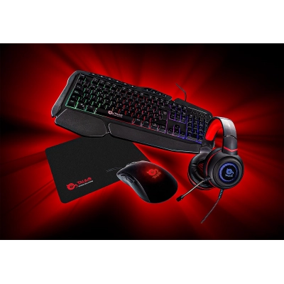 Talius gaming kit V.2(teclado + raton + auriculares + alfombrilla) black