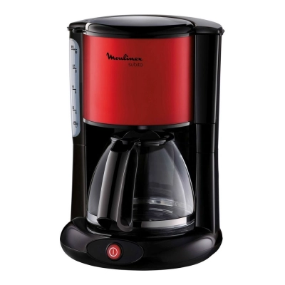 Cafetera de filtro FG360D11 SUBITO Roja MOULINEX