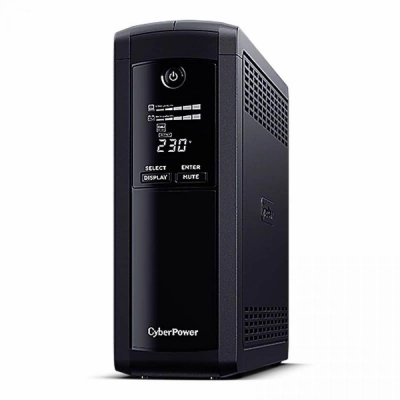 VP1600ELCD SAI CyberPower 1600VA/960W 5 enchufes + LCD + USB + GREENPOWER