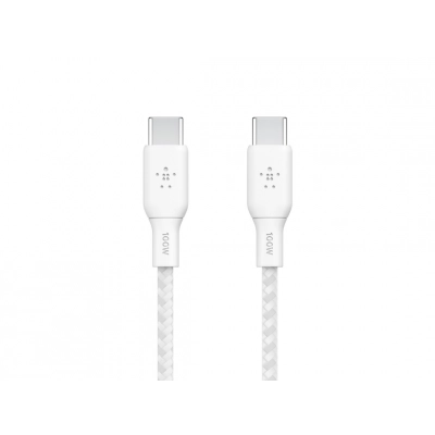 100W USB-C TO USB-C BRAIDED 2M WH