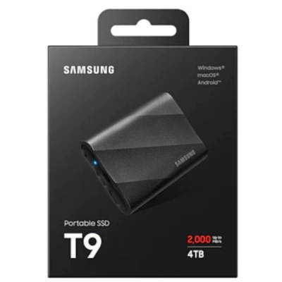 EXTERNAL PSSD T9 BLACK 4TB