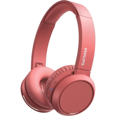 Philips TAH4205RD - Casque sans fil - Supra aural - Bluetooth- 32 mm driver - Autonomie de 29h - USB-C- Corail ( Casque hi-fi )