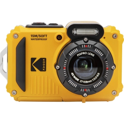 Kodak Pixpro - Wpz2 - Cámara Digital Compacta De 16mp Resistente Al Agua Y A Los Golpes - Amarillo