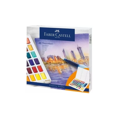 Aguarela faber-castell 169748 paleta 48 peça(s) ( Belas Artes e Lazer Creativo ) -