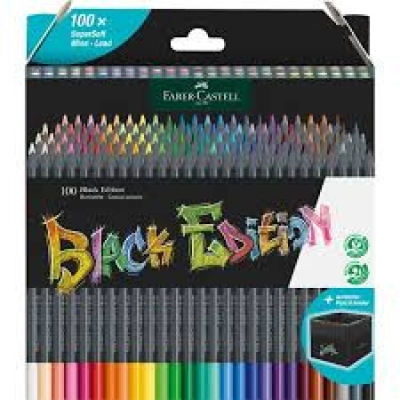 Pack de 100 étui Faber-Castell Black Edition ( Dessin et Peinture ) -