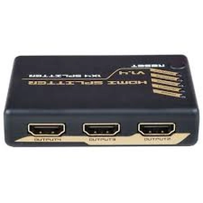 DCU Tecnologic Mini Splitter HDMI de 4 Puertos 4K