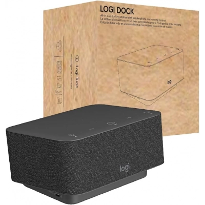 Logitech Logi Dock for UC - Station d'accueil - USB-C - HDMI, DP - Bluetooth ( Accessoire micro & telecom ) -