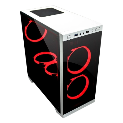 CAJA MATX ARMOR C21 GAMING WHITE NO RW