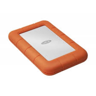 LaCie Rugged Mini - Disco Duro Externo de 4 TB con USB 3.0, Naranja