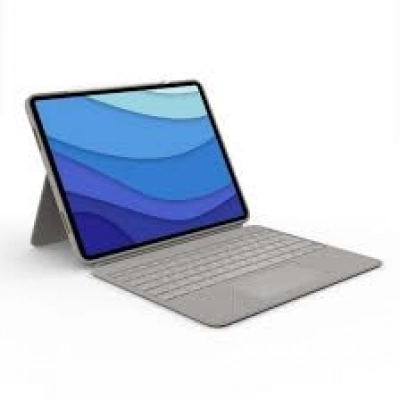 Logitech combo touch funda con teclado arena para ipad pro 12.9 5a gen 2021