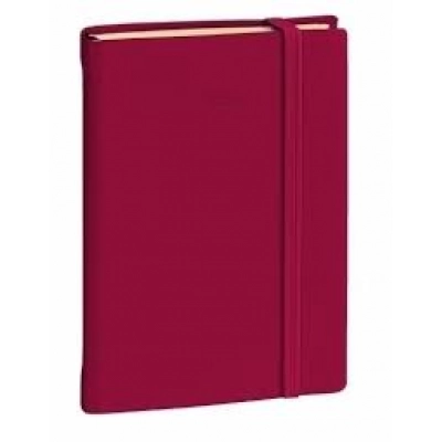Agenda Giornaliera Quo Vadis 2023, 12 mesi, DAILY 17 PREST ML Silk bordeaux elast. - 12 x 17 cm