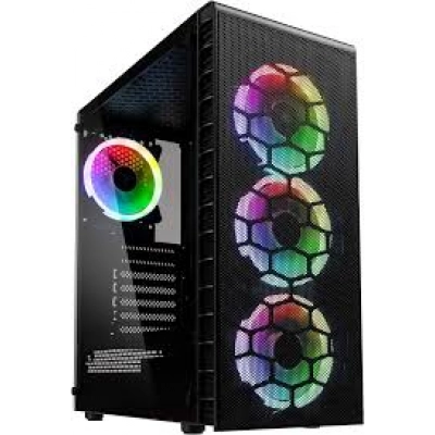 Observatory lite usb 2.0 verre trempé atx noir