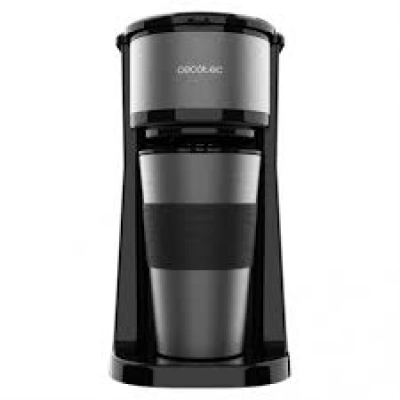Cecotec Coffee 66 Drop & Go Cafetera de Goteo con Termo Portátil Acero Inoxidable