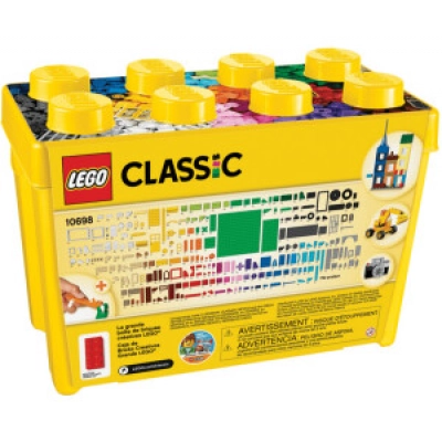 LEGO Classic: Caixa de Tijolos Criativos Deluxe 10698 (Idade mínima: 4 - 790 Peças)