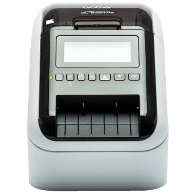 Brother QL-820NWBc - Imprimante d'étiquettes - deux couleurs (monochrome) - thermique direct - rouleau (6,2 cm) - 300 x 600 ppp