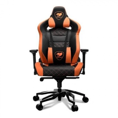 COUGAR Gaming TITAN PRO Sedia da gaming per PC Seduta imbottita Nero, Arancione