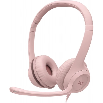 Logitech H390 Auriculares USB con Micrófono Rosas