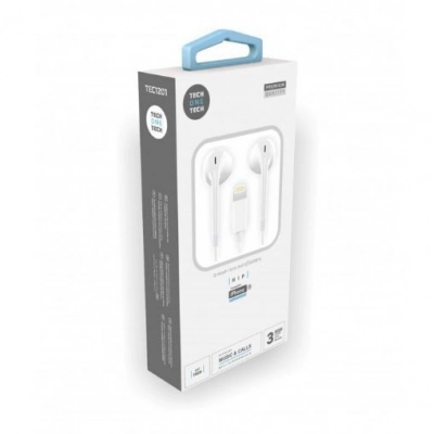 Tech One Tech Eartech Hip Tec1201 Auriculares con Micrófono Lightning Blancos