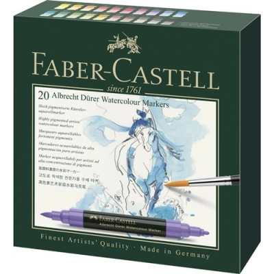 Lápis de Cor FABER-CASTELL Goldfaber Aqua (24 Un - Multicor - Madeira)