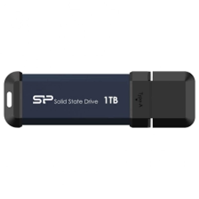 SILICON POWER MS60 - SSD - 1 To - externe (portable) - USB 3.2 Gen 2 - bleu ( Disque dur ) -