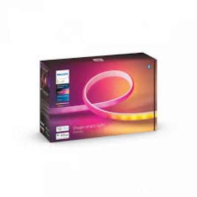 Iluminação Inteligente Philips by Signify Ambiente branco e colorido Hue Gradient Lightstrip, 2 metros | Branco ( Acessório In