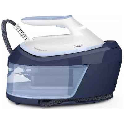 Ferro com Caldeira Philips 6000 series PSG6026/20 | 1.8 L | Azul, Branco ( Limpeza e cuidado com a roupa ) -