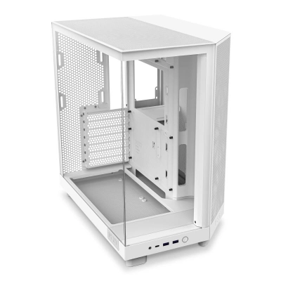 NZXT H6 Flow Mid Tower Cristal Templado USB-C Blanca