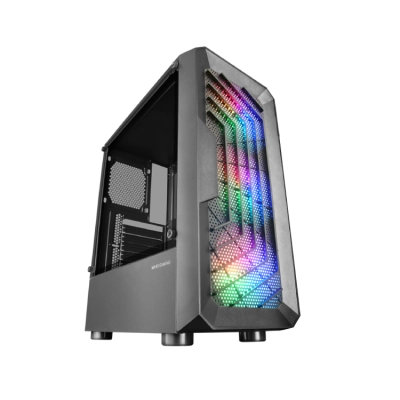 Mars Gaming MC-TOR Semitorre FRGB USB 3.0 con Ventana Negra