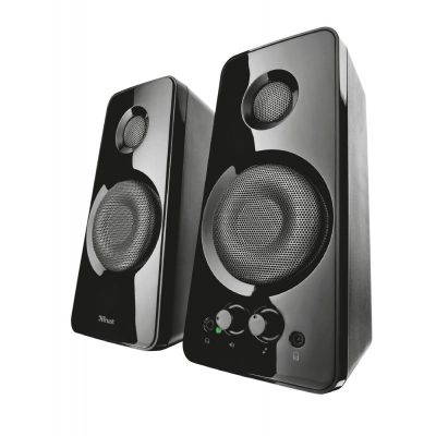 Trust Tytan Enceinte PC 2.0 pour Ordinateur (14 Watt), Alimentation USB ( Enceinte ) -