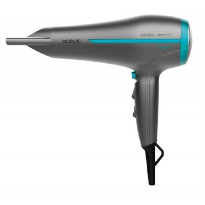 Secador De Pelo Iónico Bamba Ionicare 5200 Aura Black, Potencia 2300w, Ion Real, Gran Caudal De Aire, Función De Aire Frío, C