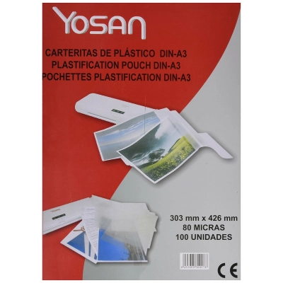 Bolsas de Plastificação 80 mic (100 un - A3)