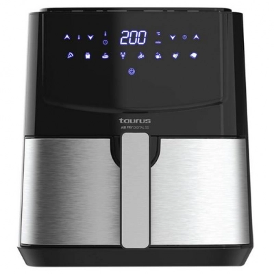Taurus Freidora Sin Aceite 1,2kg 1450w Negro/acero Inoxidable - Airfrydigital-5s