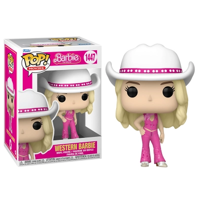 Funko Pop! Movies Figura de Vinyl Barbie, The Movie: Barbie Cowgirl - 1447 ( Vídeo ) -