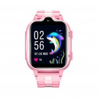 DCU Tecnologic Reloj Smartwatch para Niños con Vídeollamadas 4G y Localización Rosa