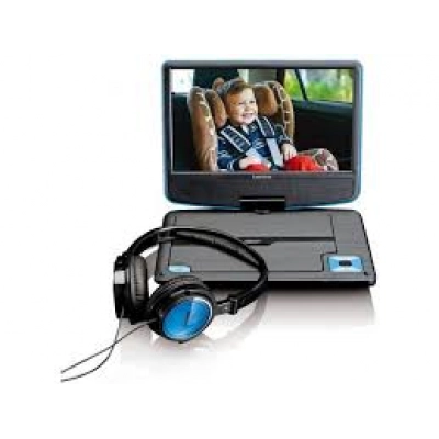 DVD Portátil 9 LENCO DVP-910BL Color Azul, USB, Auriculares, Mando ( Lector DVD ) -