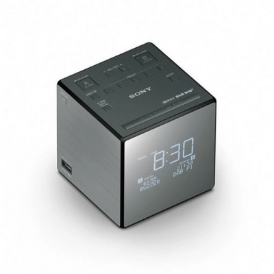 Sony Radio Despertador Doble Negro/plata - Xdrc1dbp