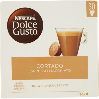 Nescafé Dolce Gusto Cortado Espresso Macchiato Pack de 3 Cajas de 30 Cápsulas