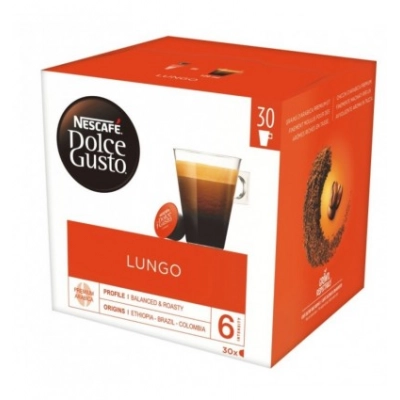 Nescafé Dolce Gusto Lungo Pack de 3 Cajas de 30 Cápsulas