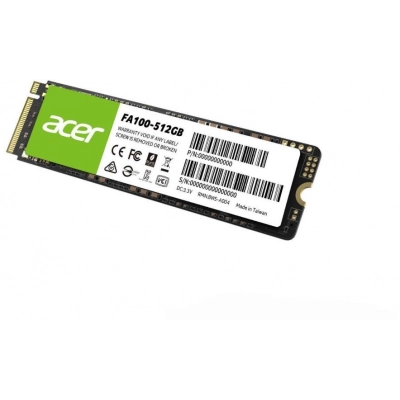 Acer FA100 SSD 512GB M.2 PCIe Gen3 NVMe