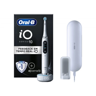 Escova de Dentes Elétrica Oral-B iO Series 10 | Branco ( Beleza, saúde e bem-estar ) -