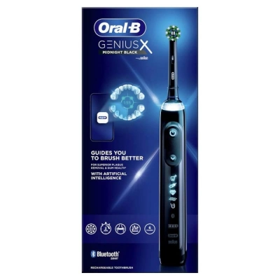 Escova de Dentes Elétrica Oral-B Genius X Genius X | Preto ( Beleza, saúde e bem-estar ) -