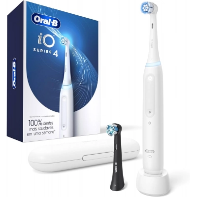 Escova de Dentes Elétrica Oral-B iO Series 4 Quite | Branco ( Beleza, saúde e bem-estar ) -